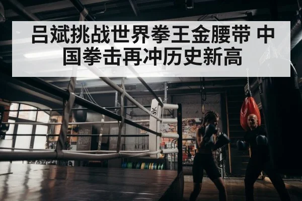 吕斌挑战世界拳王金腰带 中国拳击再冲历史新高